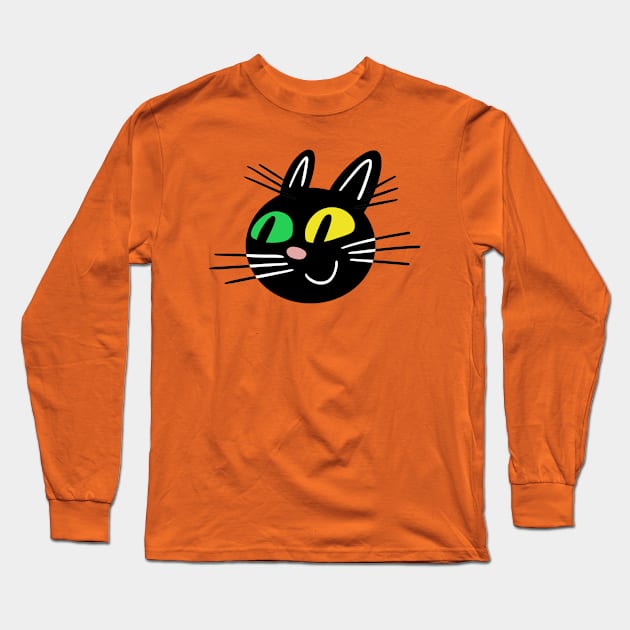 Catface! Long Sleeve T-Shirt by Bommush Designs